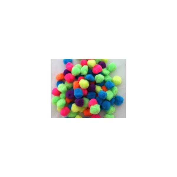 Pom Poms - 1 inch size - 25 count