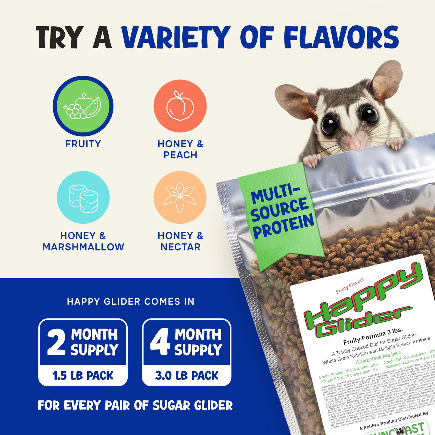 Happy Glider Fruity Flavor (3 lbs)