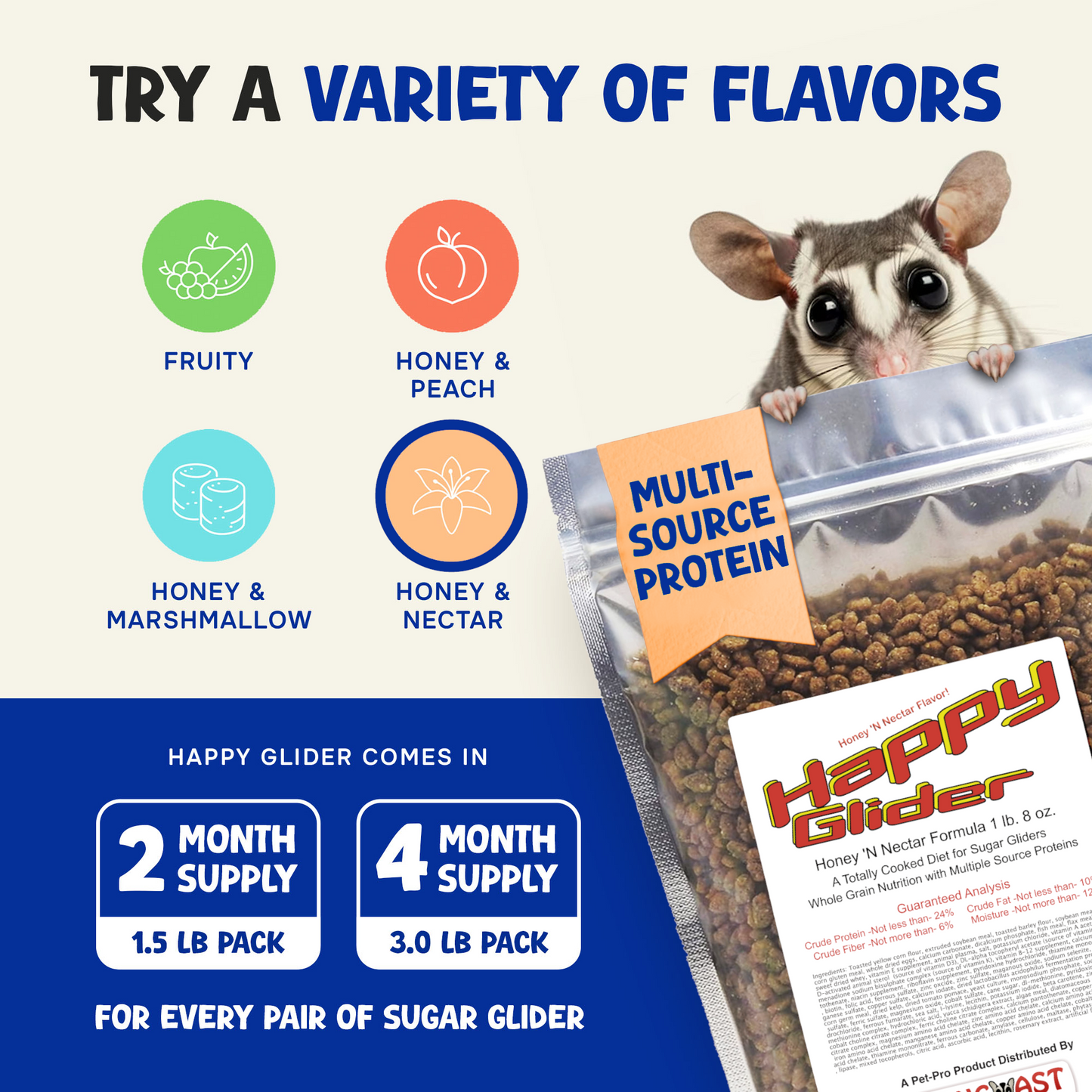 Happy Glider Honey & Nectar Flavor (1.5 lbs)