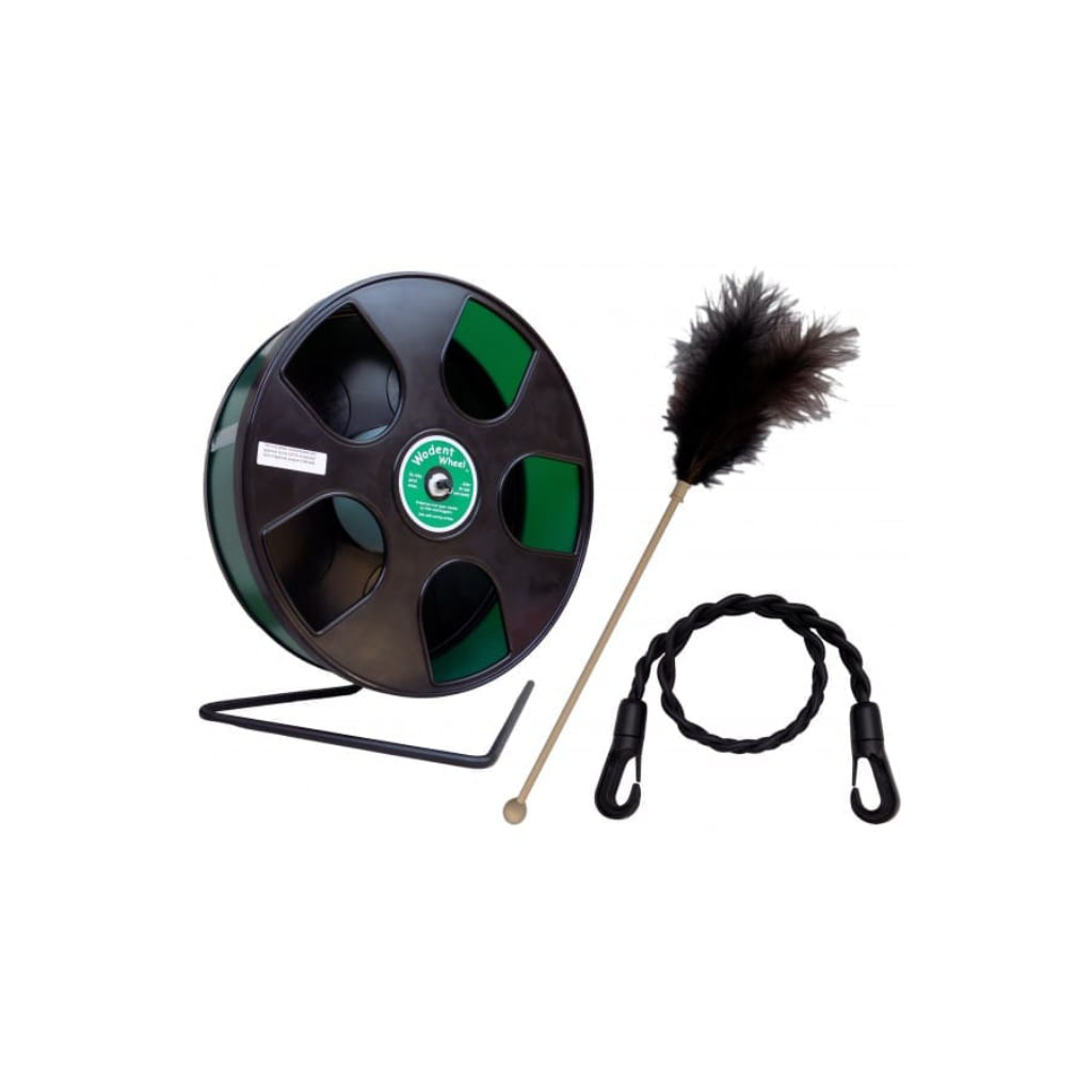Sugar Glider Toy Pack - Feather, Wodent Wheel, Rope Toy