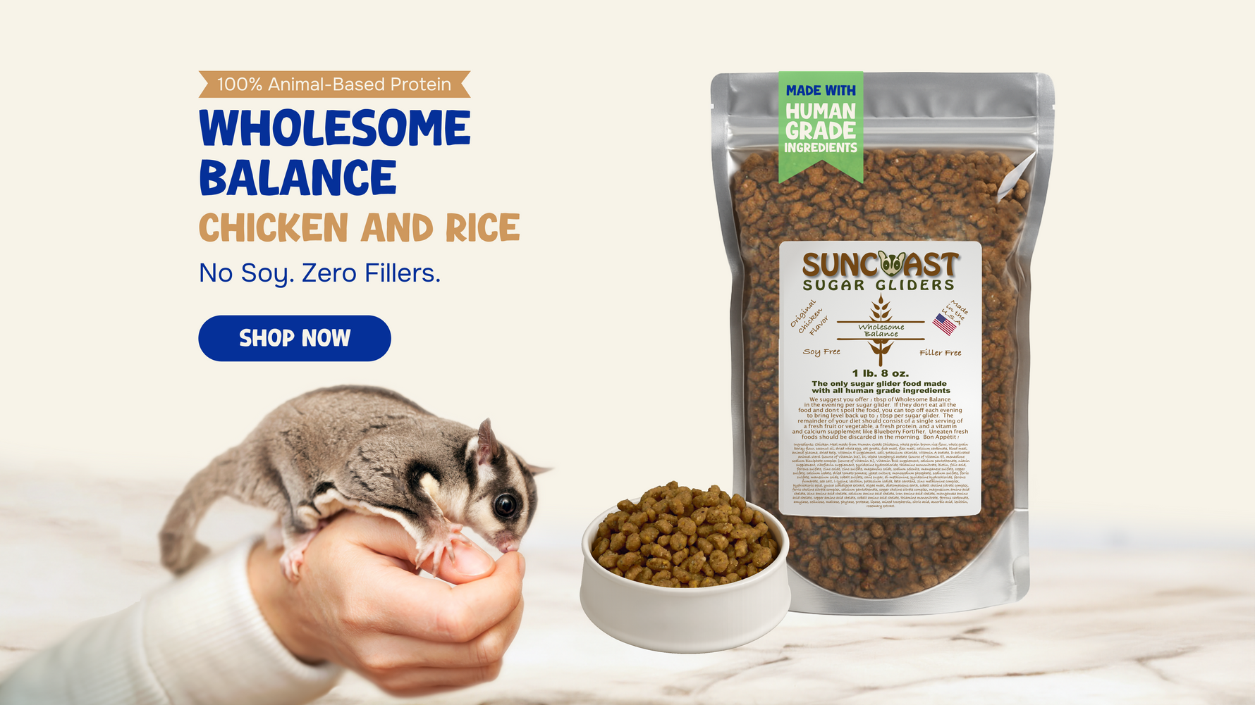 Wombaroo Sugar Glider Food