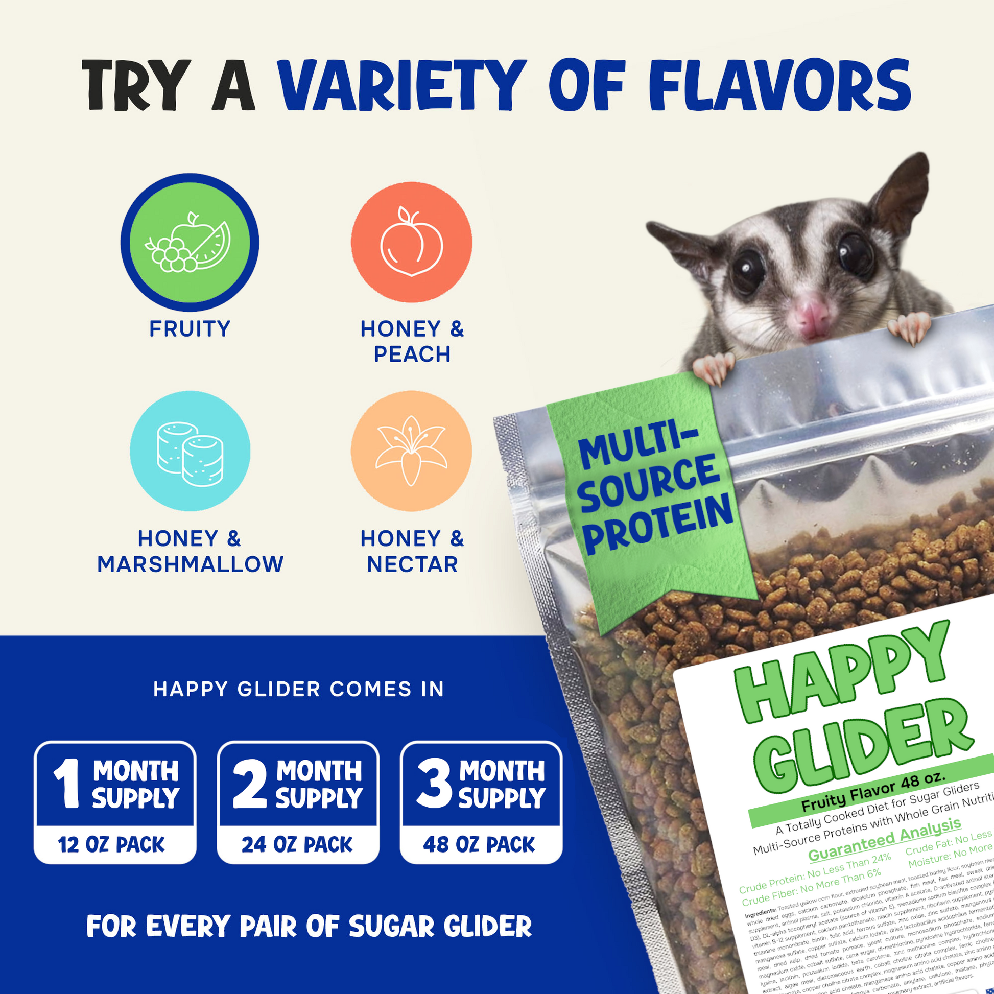 Happy Glider Fruity Flavor (3 lbs)