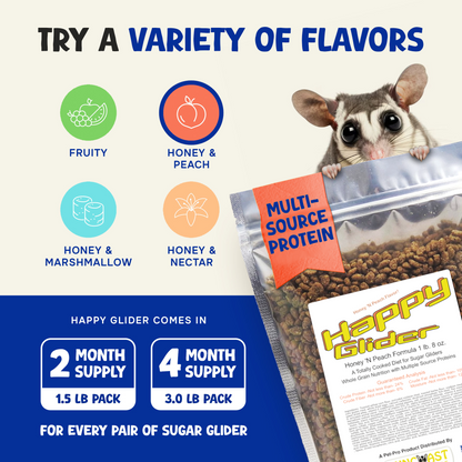 Happy Glider Honey & Peach Flavor (1.5 lbs)
