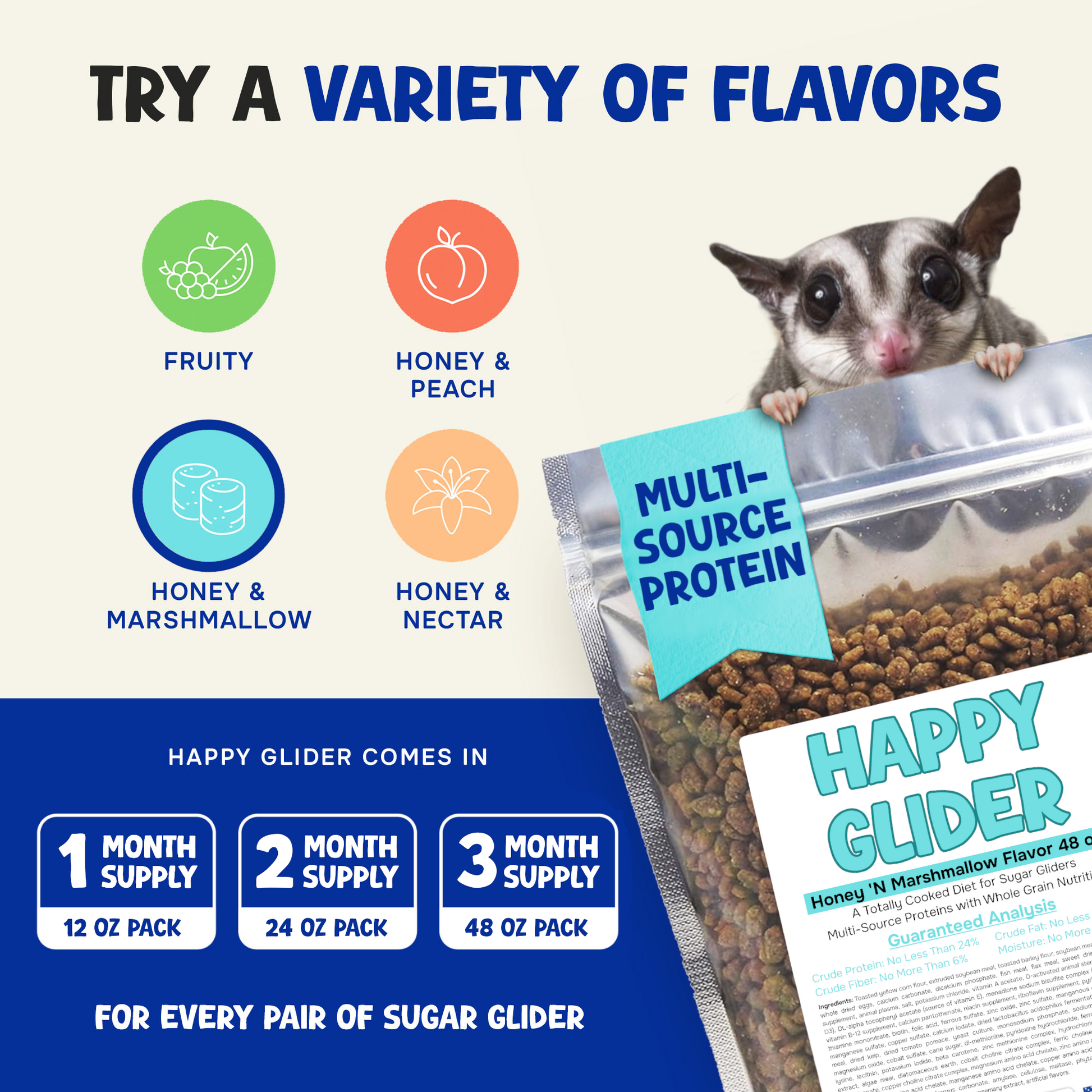 Happy Glider Honey & Marshmallow Flavor (3 lbs)