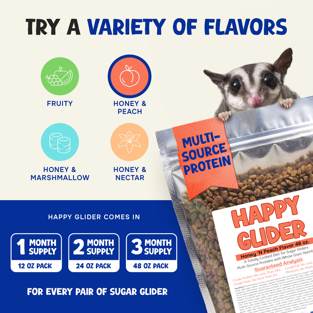 Happy Glider Honey & Peach Flavor (3 lbs)