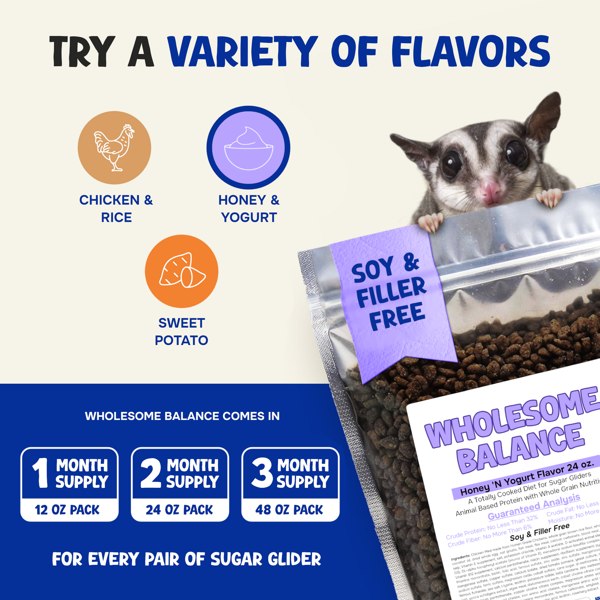 Wholesome Balance™ Honey & Yogurt Flavor (1.5 lbs)