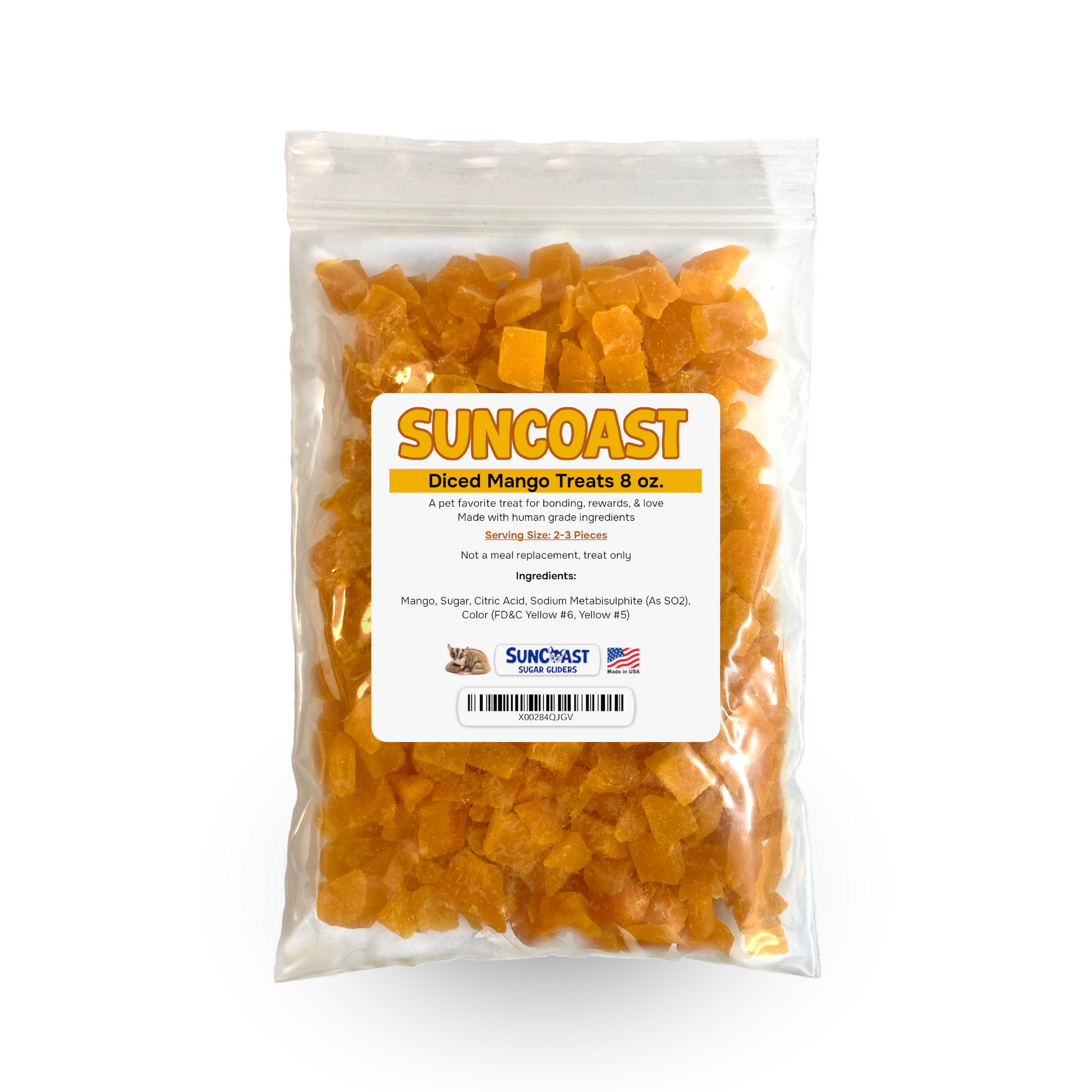 Natural Diced Mango Treats (8 oz)