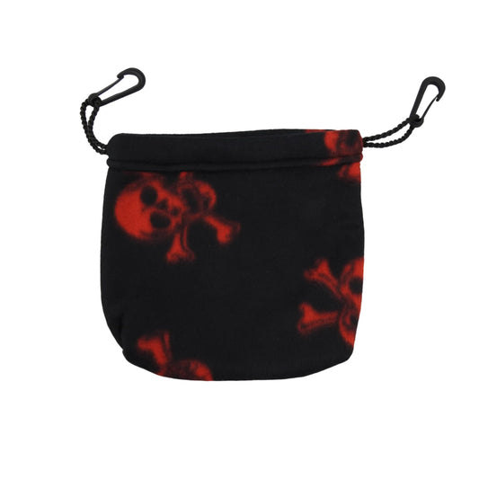Sugar Glider Sleeping Pouch Red Skulls